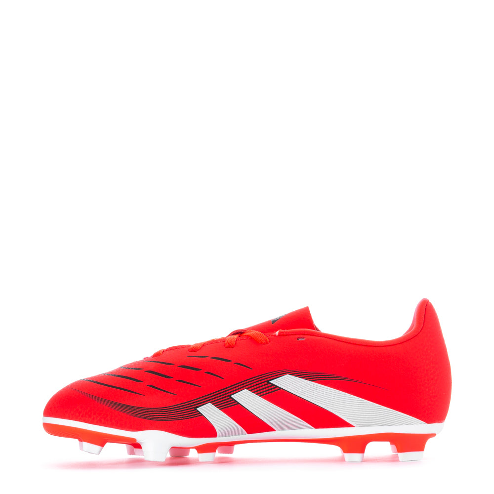 adidas Jr Predator Club FG-White/Lucid Red/Black 4Y