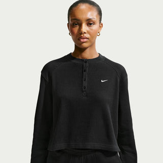 Chill Knit Waffle LS Top - Womens