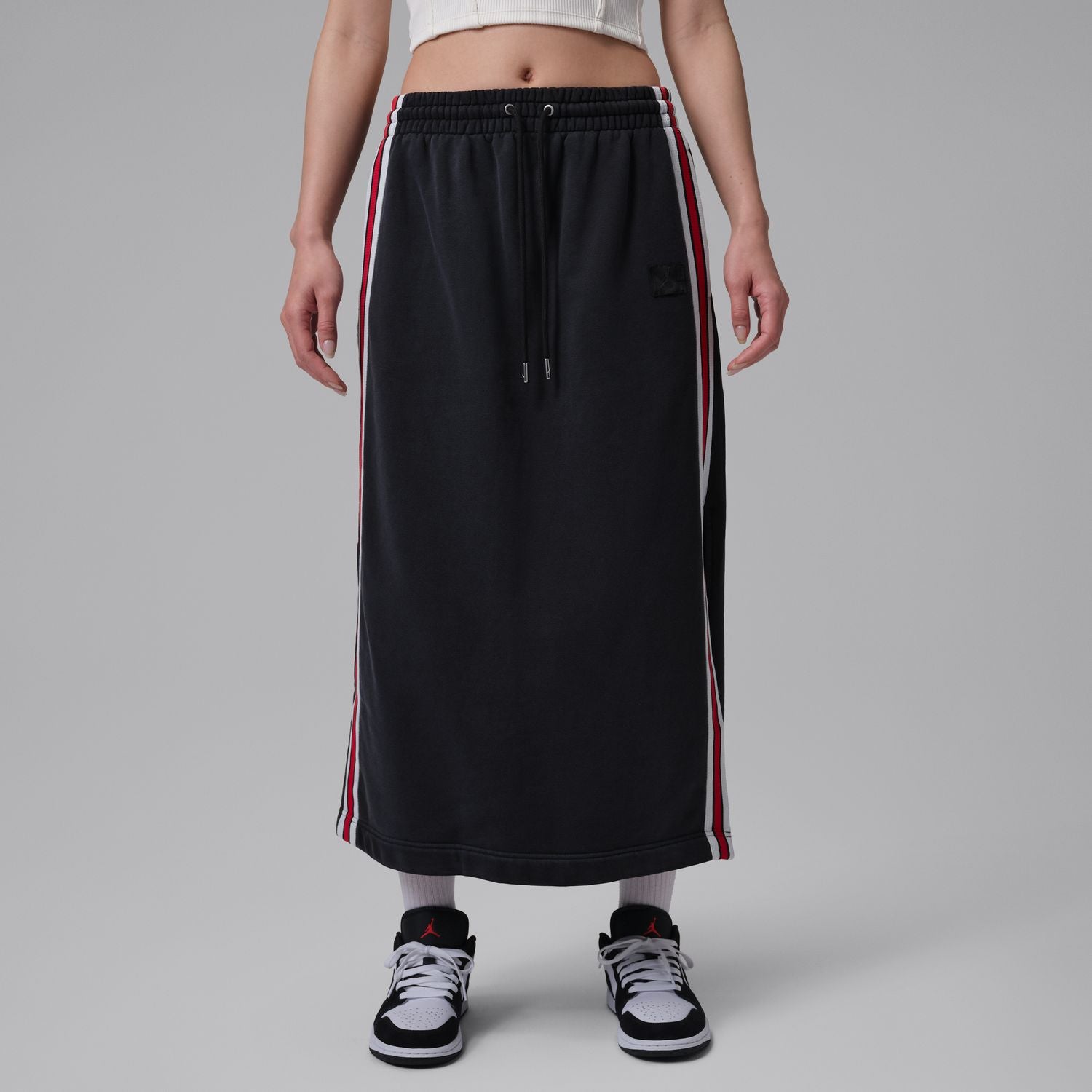 Jordan Flight Maxi Skirt | Women's | Black/ Smoke Grey | ShopWSS