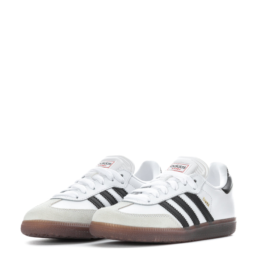 adidas Youth Samba Soccer Shoes, White / 13K adidas Youth Samba Soccer Shoes, White / 13K