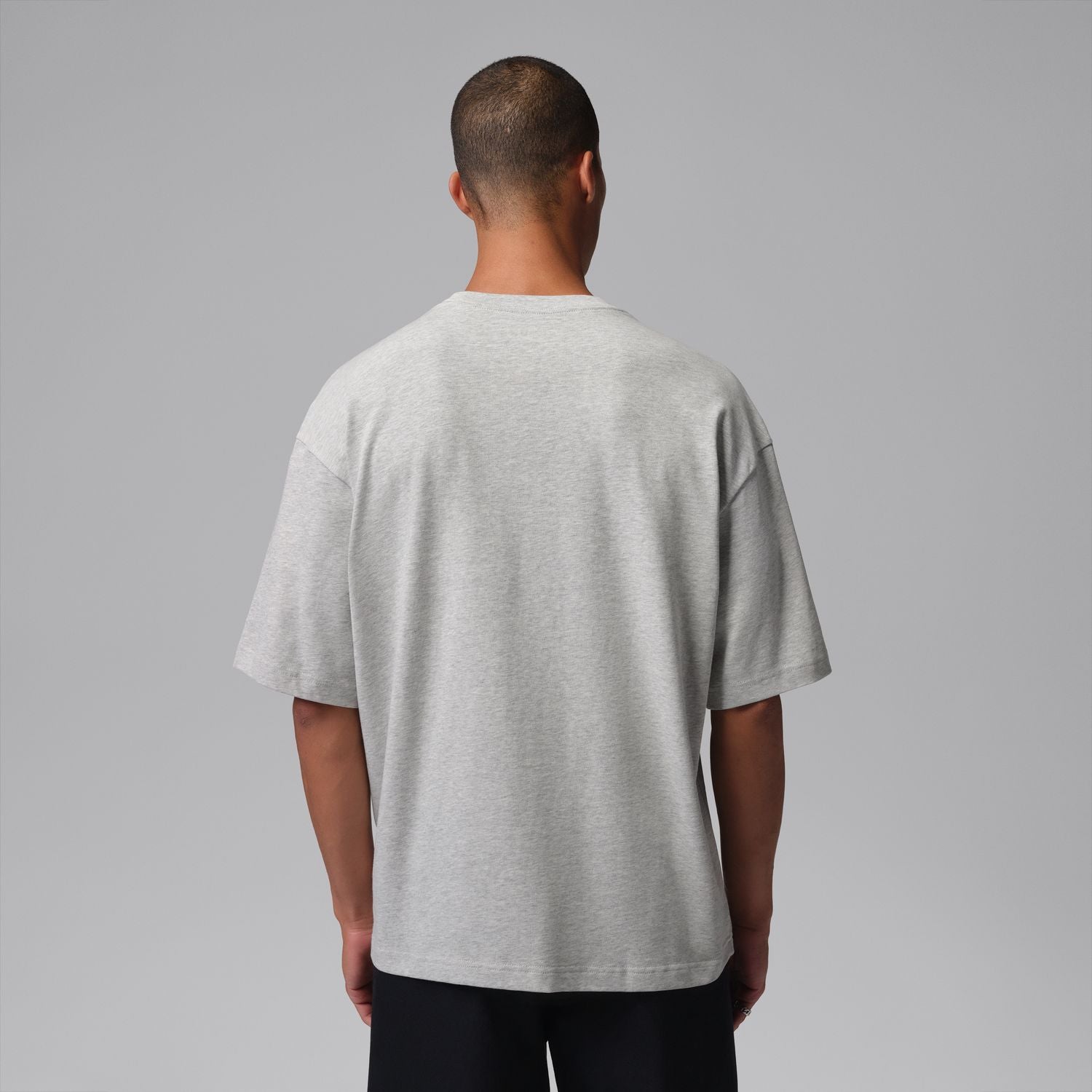Jordan MJ Graphic Oversized Crew | Men's | Grey Heather | ShopWSS