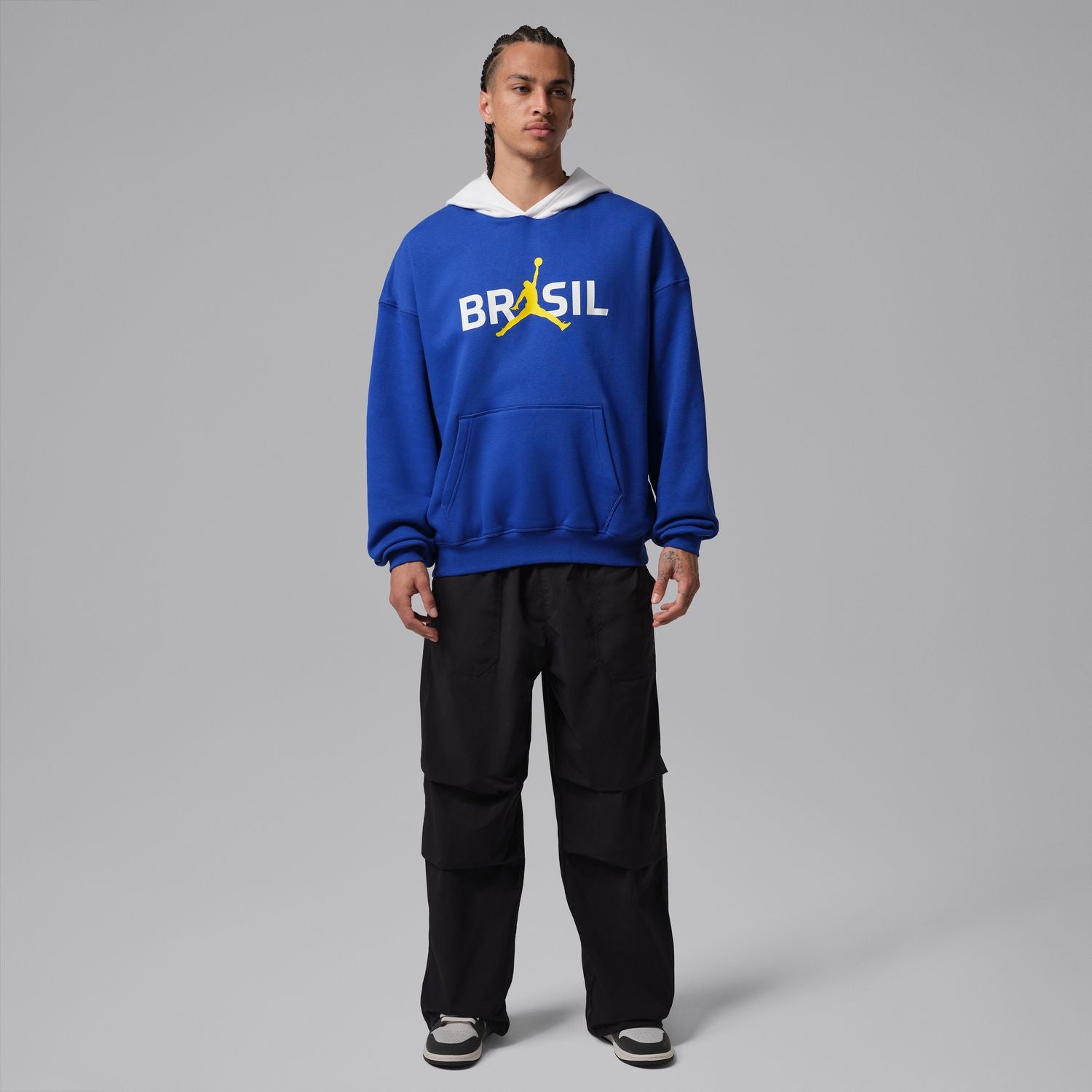 Jordan P6 Brooklyn Fleece PO Hoodie | Men's | Old Royal/White
