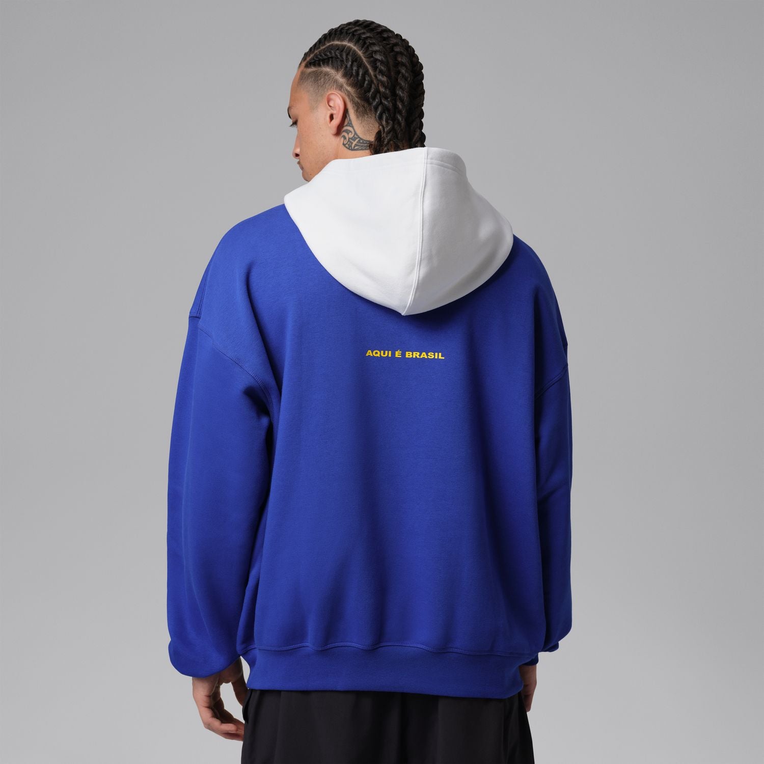 Jordan P6 Brooklyn Fleece PO Hoodie | Men's | Old Royal/White