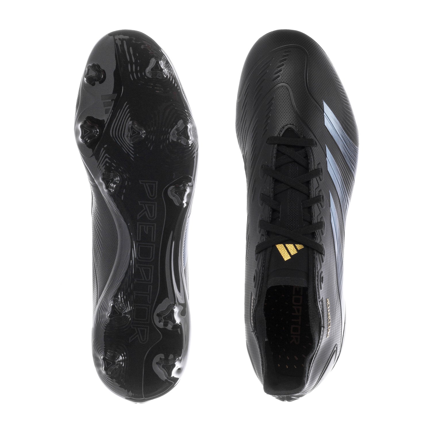 adidas Predator League FG Firm Ground Soccer Cleats, Black/Carbon/Gold / 13 adidas Predator League FG Firm Ground Soccer Cleats, Black/Carbon/Gold / 13