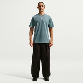 Men's Mineral slate Nike logo crewneck T-shirt, full-length view