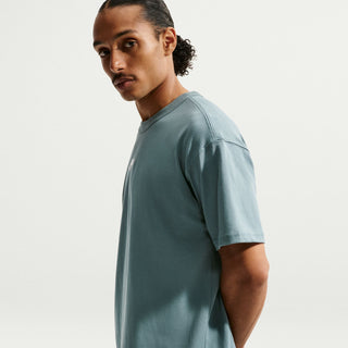 Men's Mineral slate Nike logo crewneck T-shirt, side view