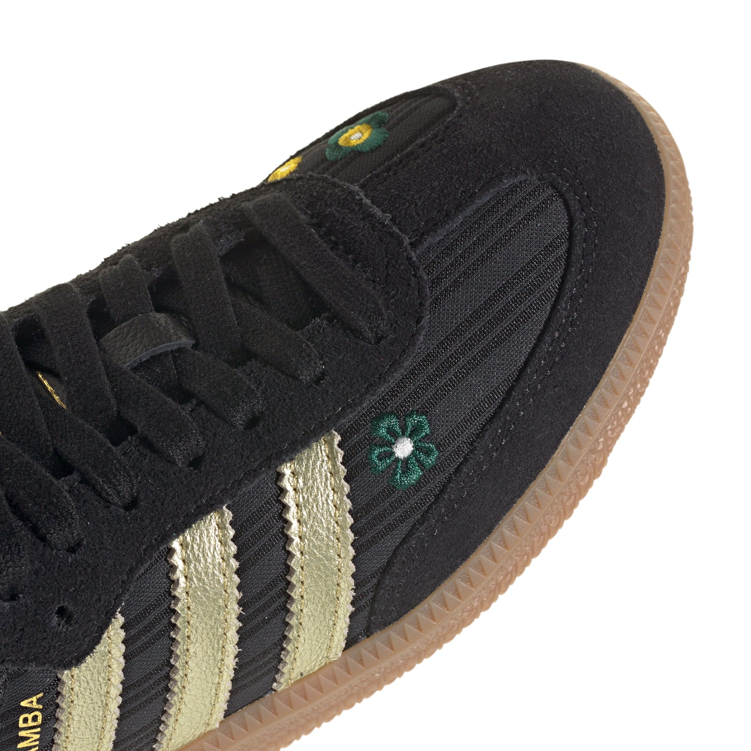 Adidas Samba OG | Women's | (Liberty) Black/Gold/Daisy | ShopWSS Adidas Samba OG | Women's | (Liberty) Black/Gold/Daisy | ShopWSS