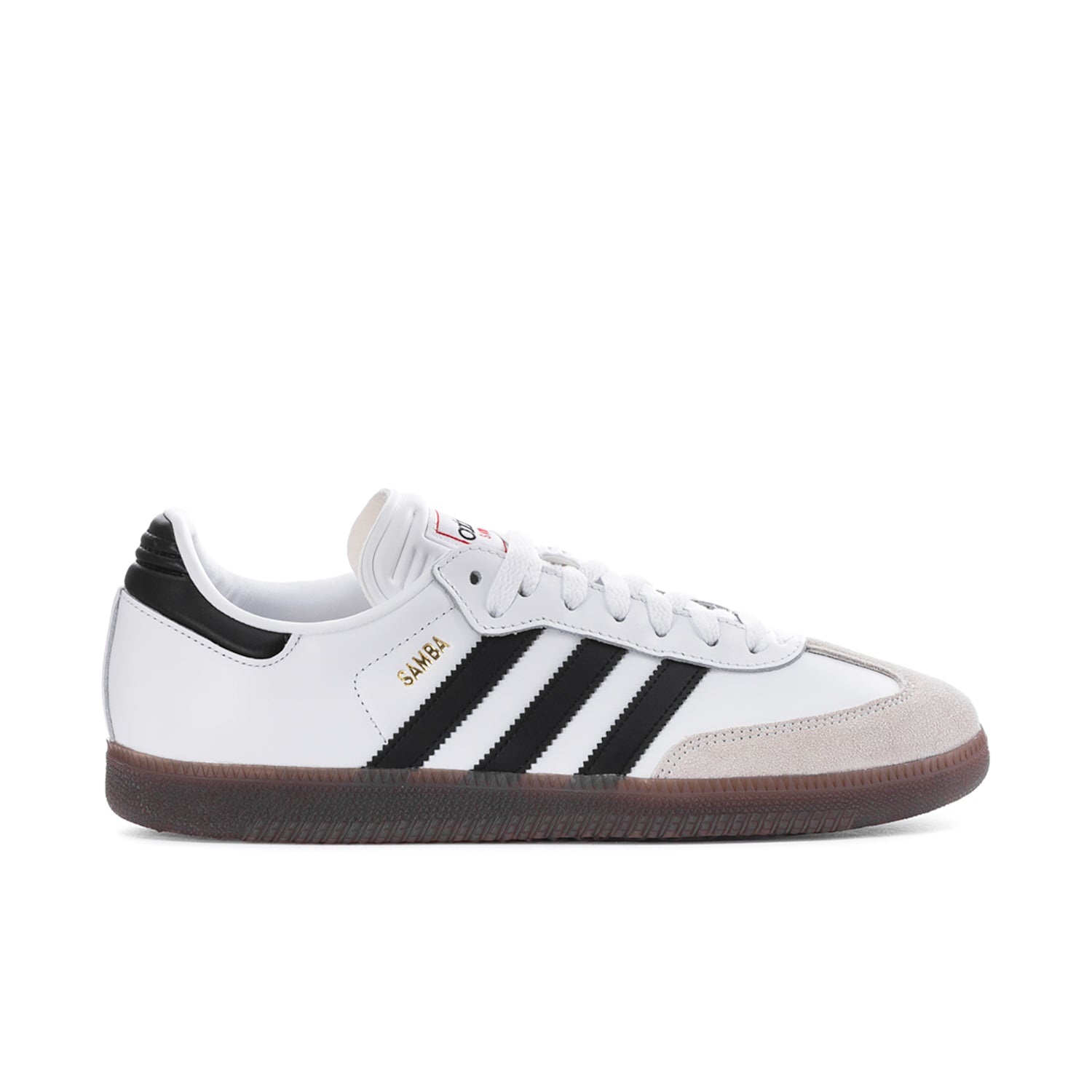 adidas Samba Indoor Shoes, White/Black/Red / 10 adidas Samba Indoor Shoes, White/Black/Red / 10