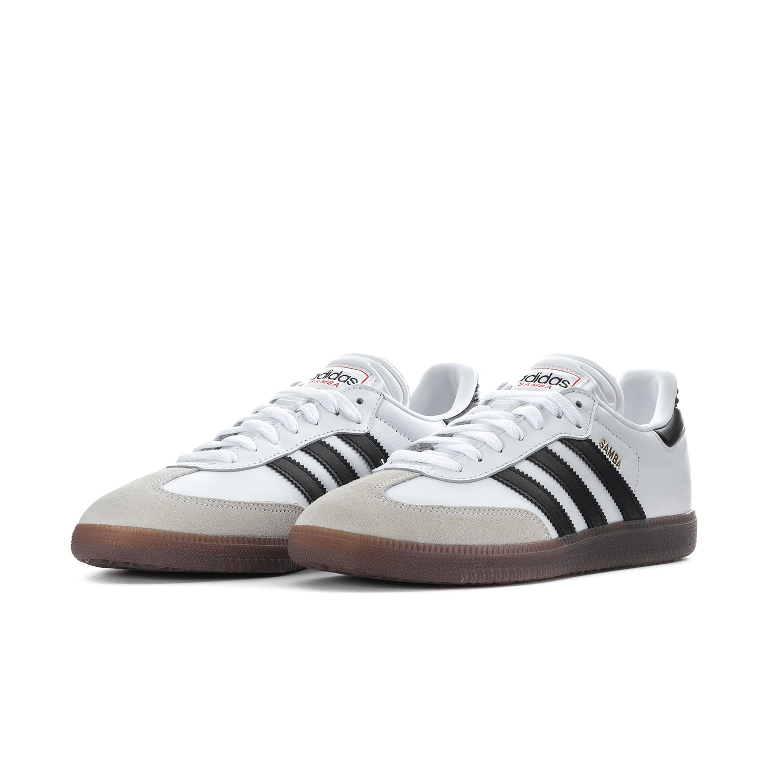 adidas Samba Indoor Shoes, White/Black/Red / 10 adidas Samba Indoor Shoes, White/Black/Red / 10