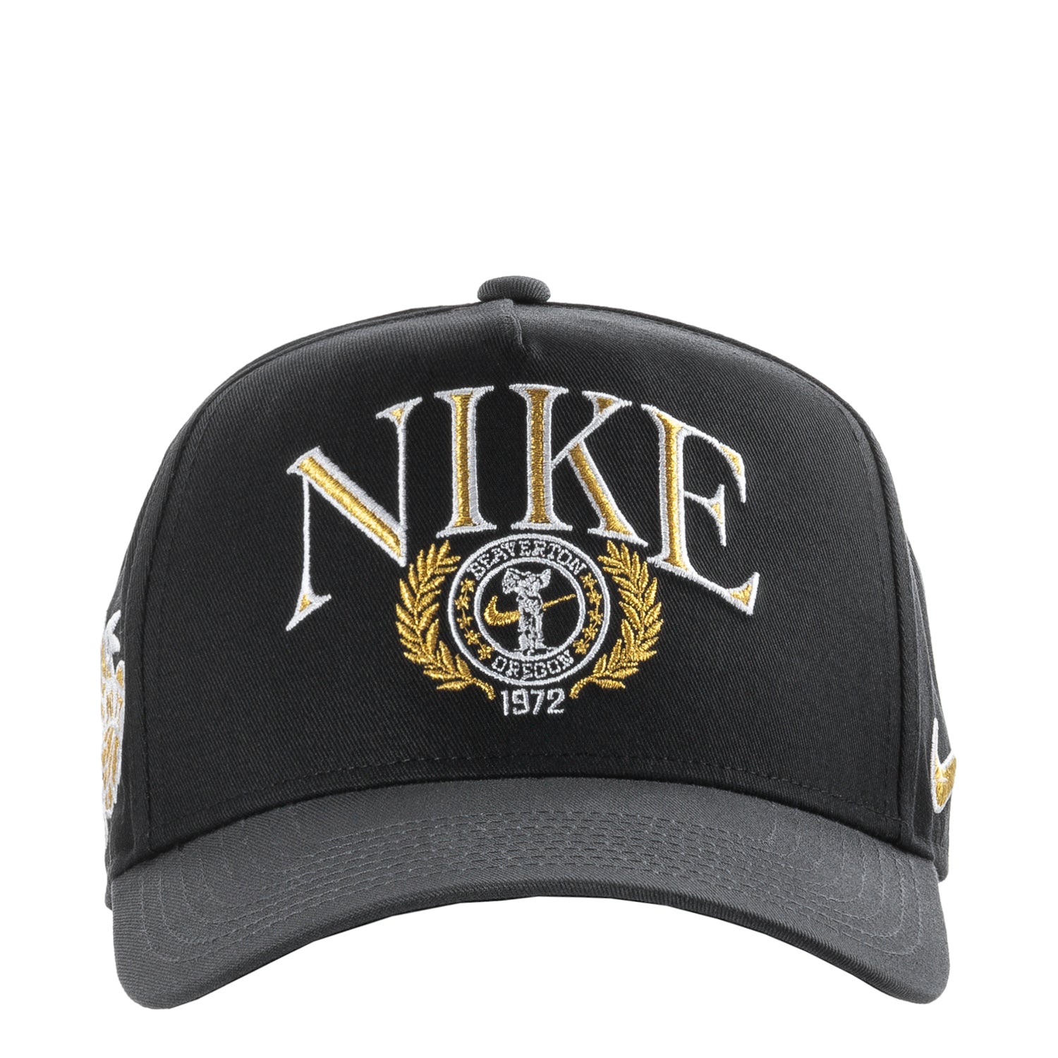 black and gold nike snapback