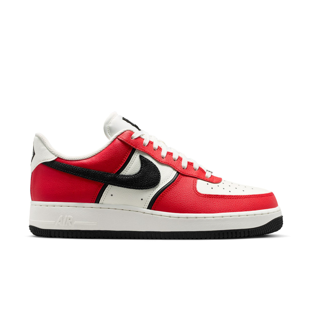 Nike Air Force 1 \'07 LV8 \'Cut Out Swoosh - University Red\' sneaker size 10.5 Nike Air Force 1 Low 07 LV8 | Men main image 2