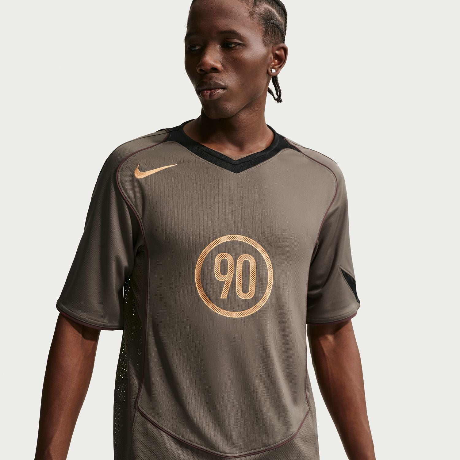 Nike T90 SS Jersey | Men's | Brown | ShopWSS