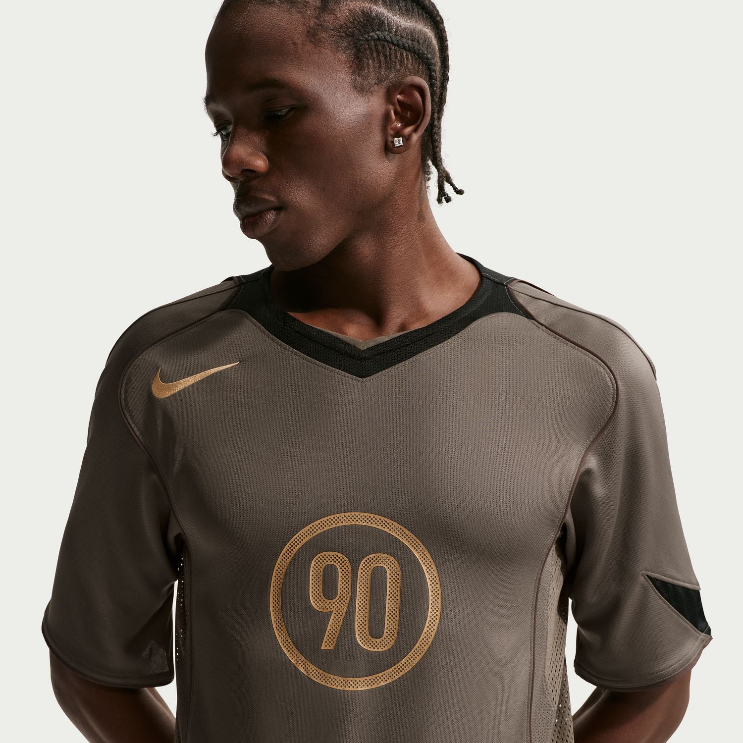 Nike T90 SS Jersey | Men's | Brown | ShopWSS