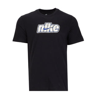 Men's black sport t-shirt with Nike logo graphic on chest