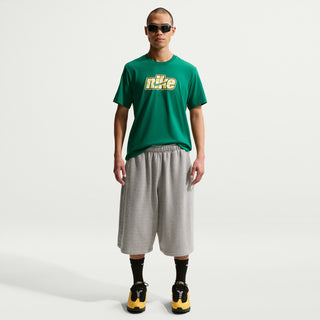 Men's malachite green sport tee with Nike logo on the front, crew neck.