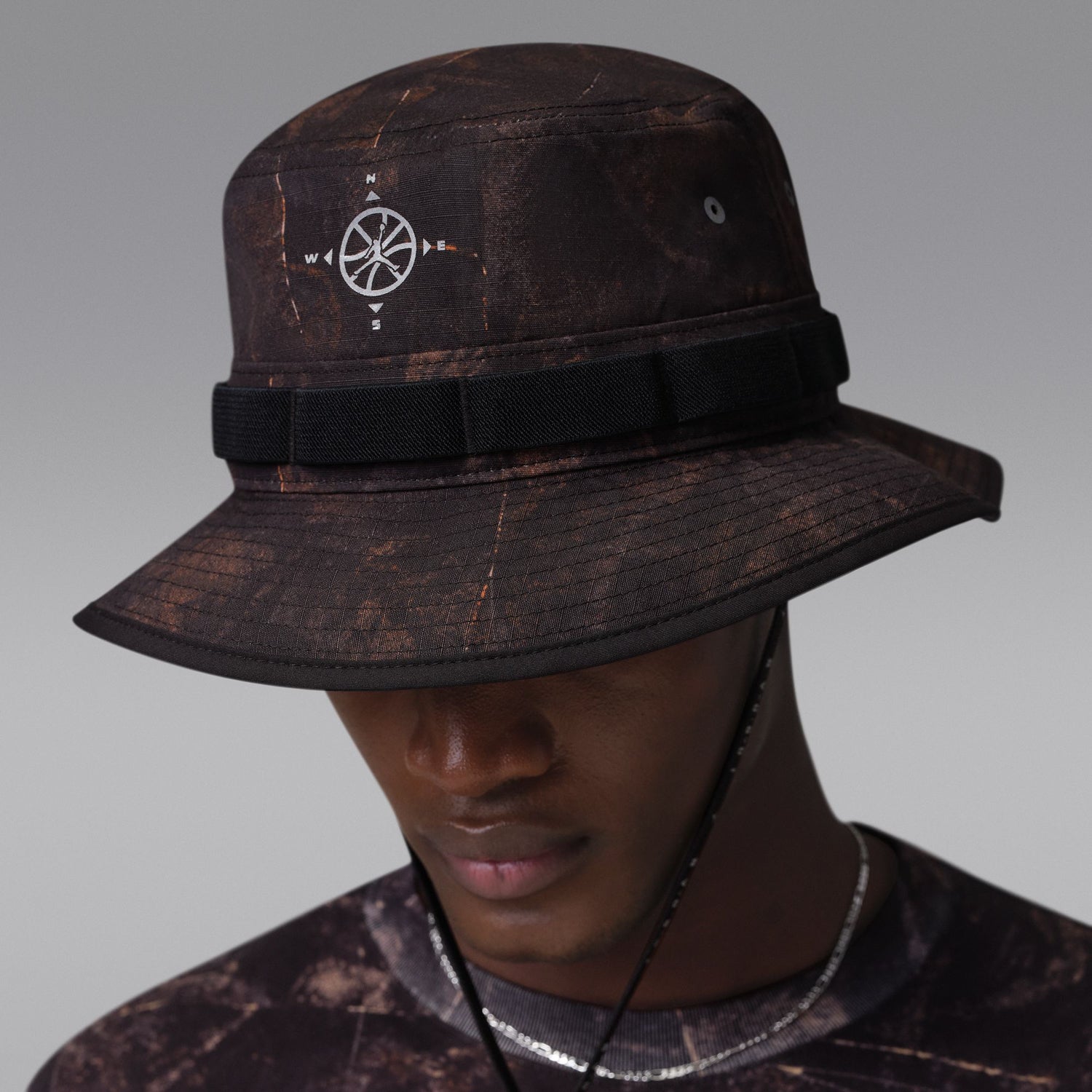 Jordan Jordan Apex Utility AOP Hike Mike Bucket | Brown/Olive