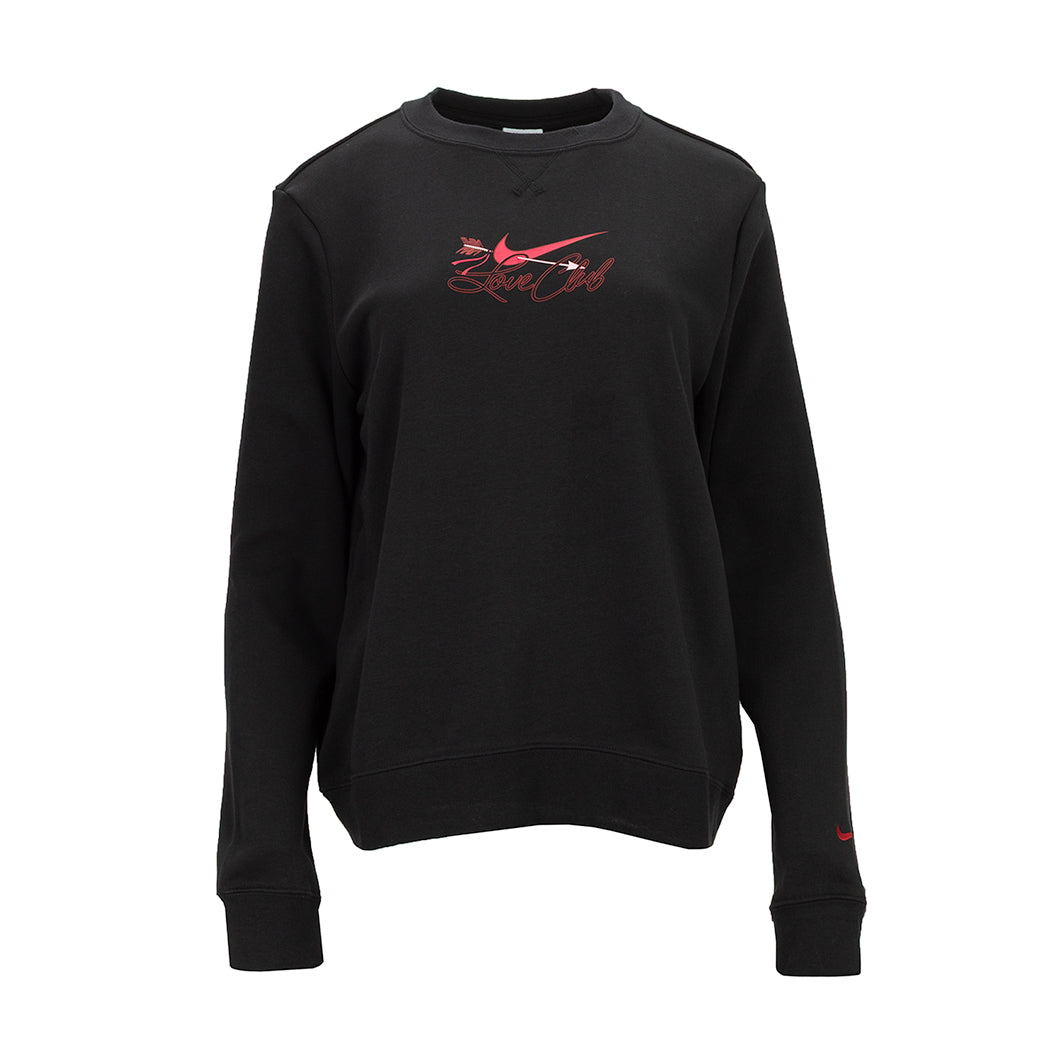 women's nike club fleece crew