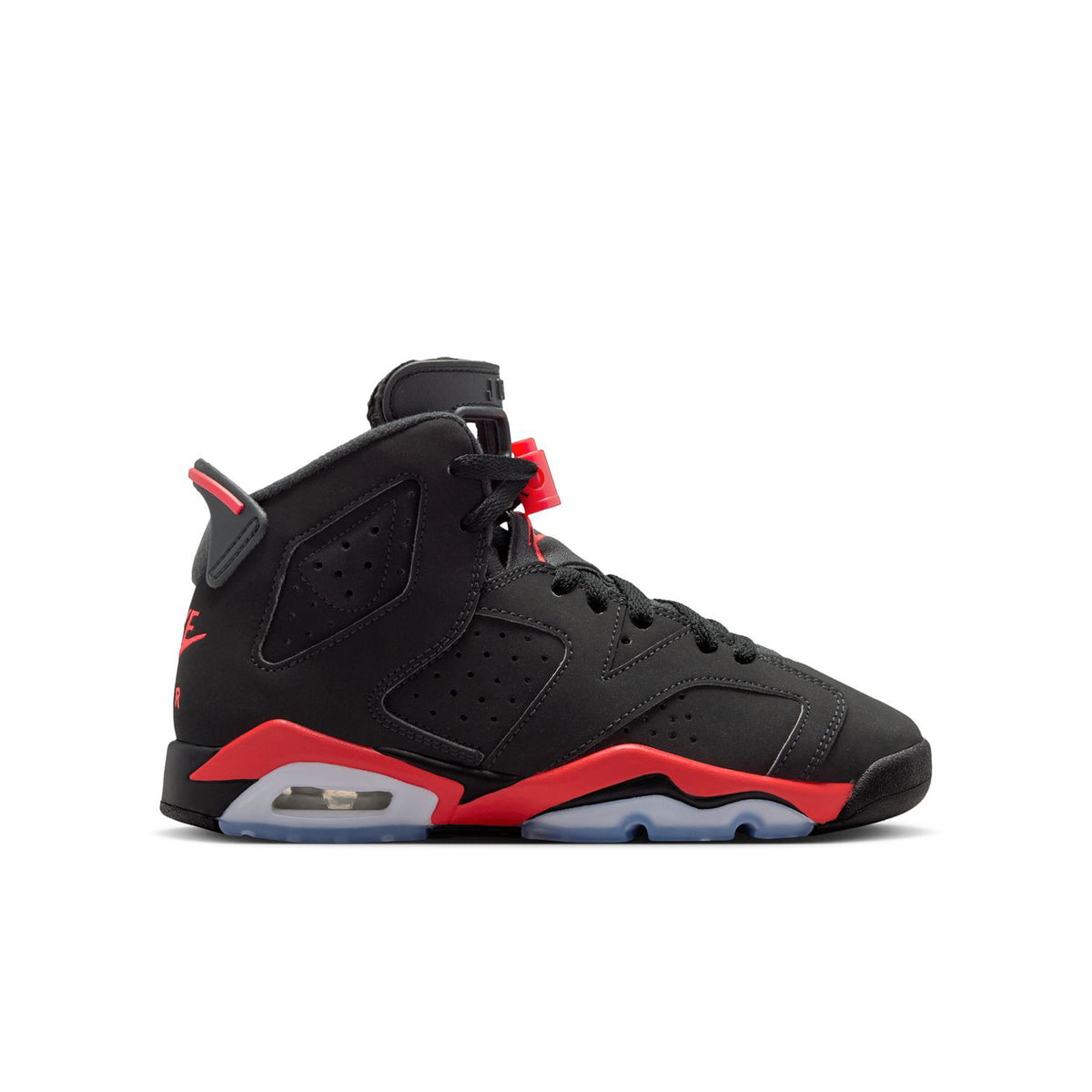 Jordan Retro 6 | Youth | Black/Light Crimson | ShopWSS
