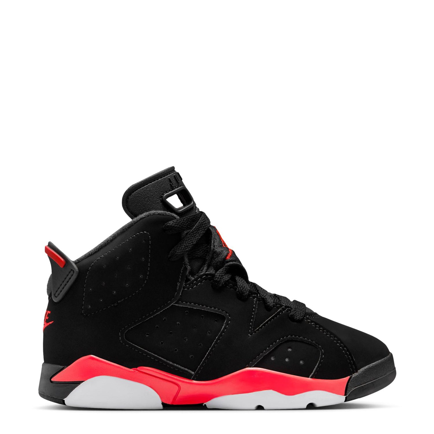 Jordan Retro 6 | Kids | Black/Light Crimson | ShopWSS