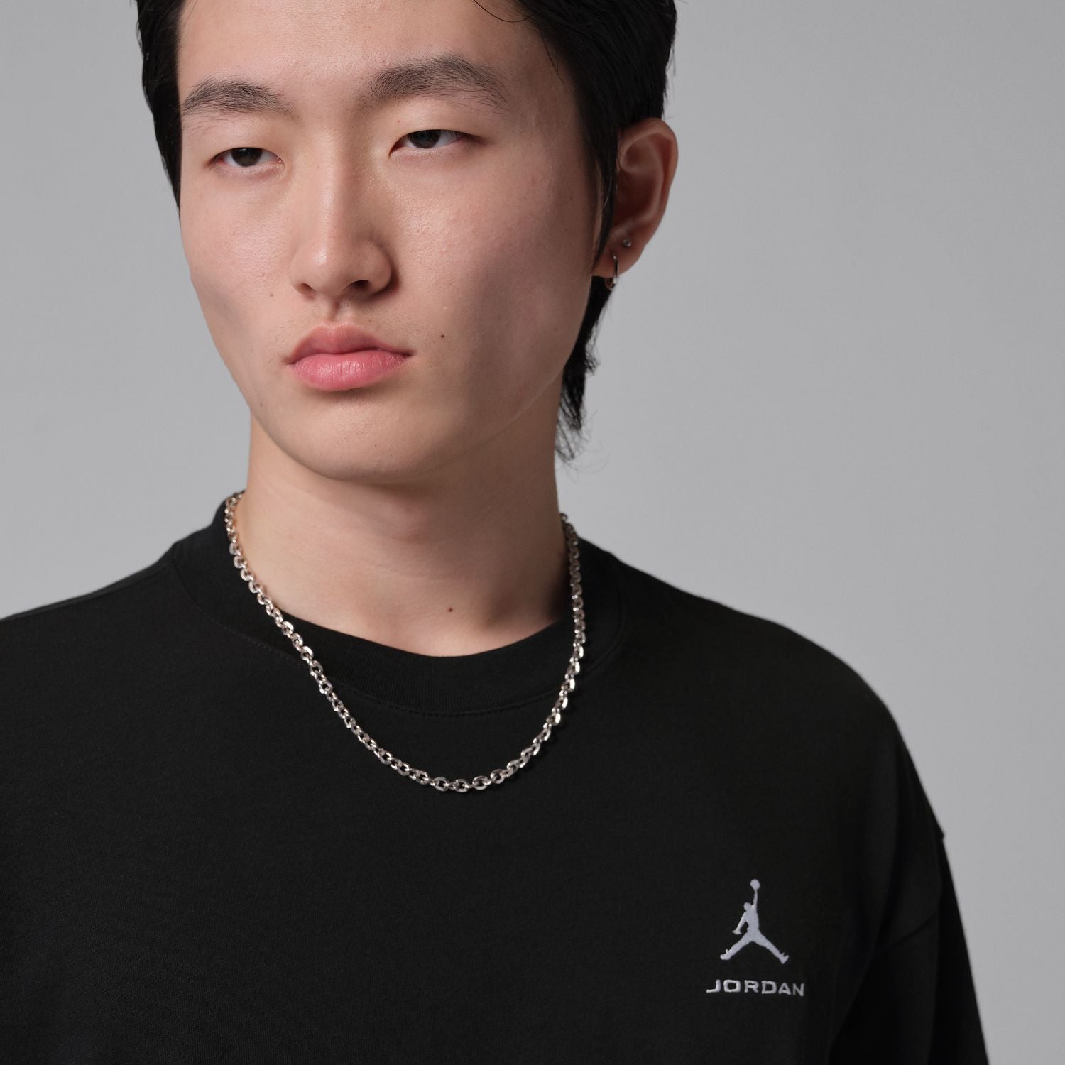 Jordan MJ Oversized SS Bcat Crew | Men's | Black | ShopWSS