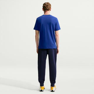 Deep royal blue FC Barcelona T-shirt, back view, short sleeves and crew neck