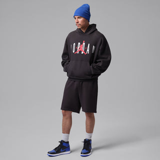Men's high-top sneakers in blue and black, with lace-up design