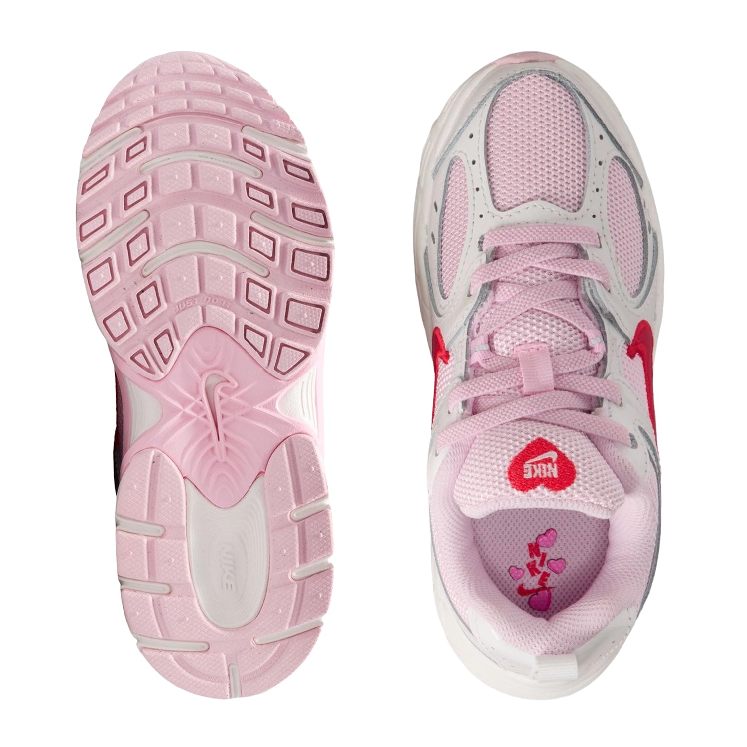 Nike V5 RNR | Kids | (Valentine)Summit White/Light Crimson/Pink