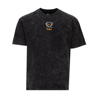 Men's black short-sleeve T-shirt with small Air Max chest logo