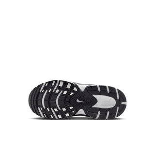 Kids sneaker outsole with tread pattern and Nike branding on heel