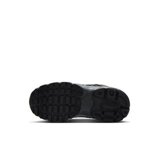 Nike Air Max Moto 2K kids' sneaker showing the black treaded outsole