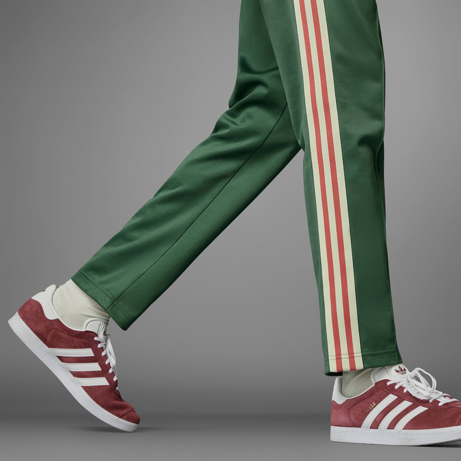 Adidas track pants mens green deals
