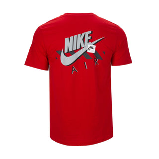 Men's red Nike Air T-shirt with large back graphic