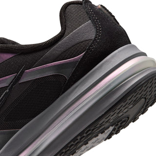 Youth Air Max 26 side and midsole close-up with black upper and mist-colored foam