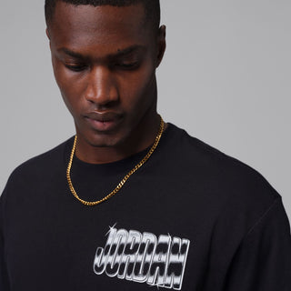 Brooklyn Metallic Logo Crew - Mens