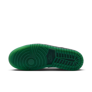 AJ 1 Low men's sneakers outsole, green rubber with tread pattern