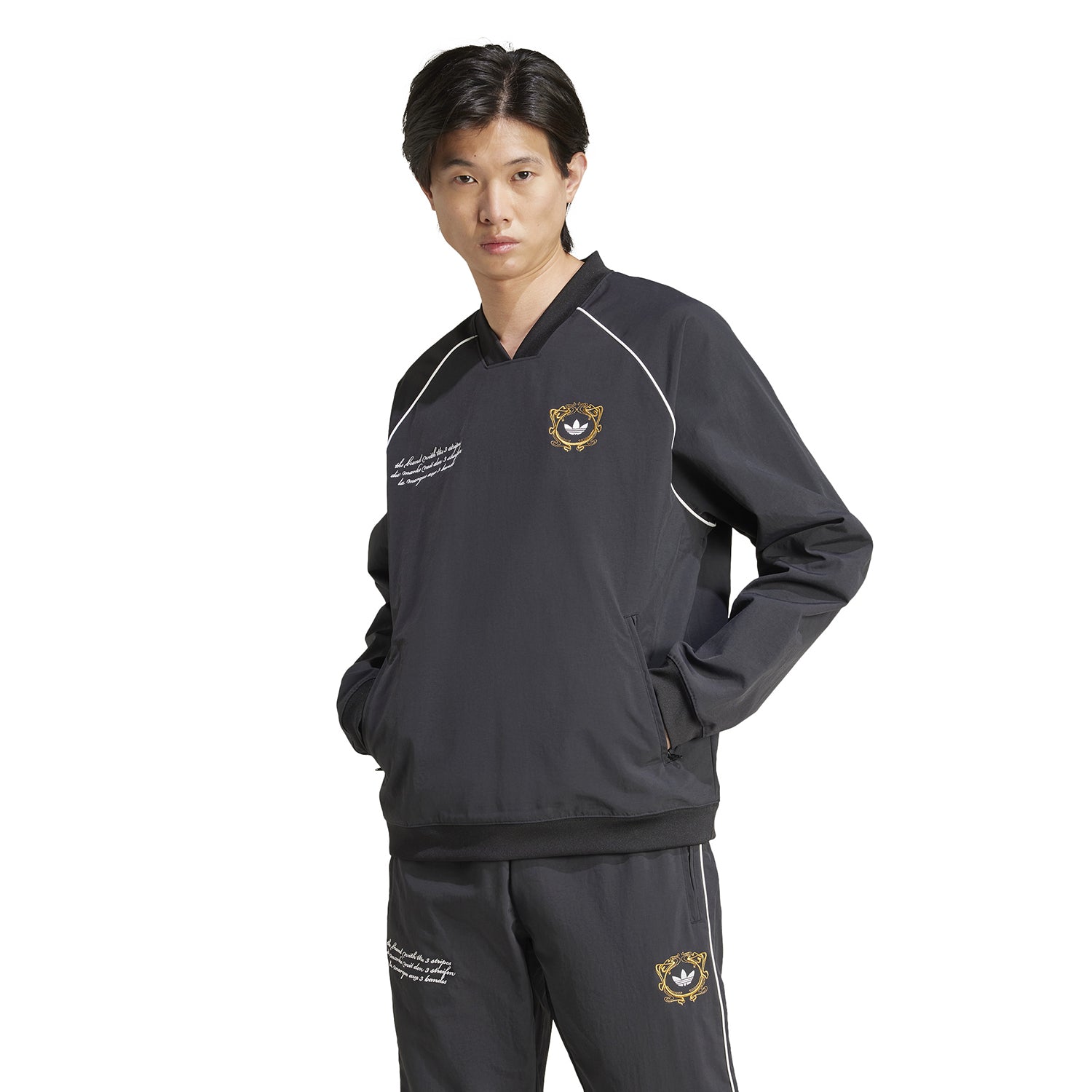 Varsity Pull Over Woven Jacket - Mens – ShopWSS