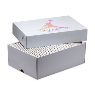 Men's Retro 4 shoe box with lid Jumpman graphic
