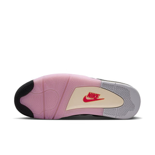 Men's sneaker outsole: light pink traction sole with beige Nike logo label