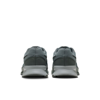 Pair of gray Nike Run Swift 3 shoes viewed from the heel
