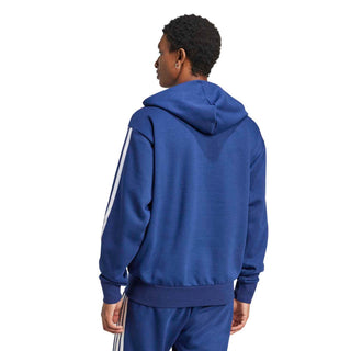Essentials 3 Stripes Fleece FZ Hoody -Mens