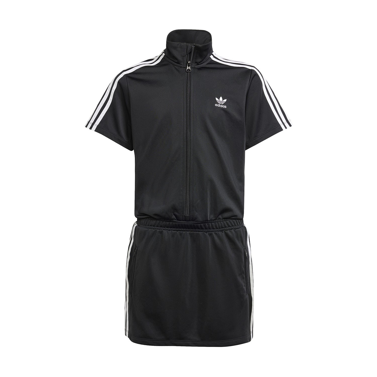 adidas Girls' Firebird Dress, Large, Black