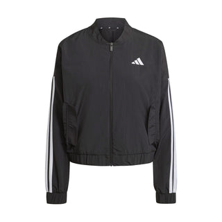 Essentials 3-Stripe Woven Bomber Jacket - Womens
