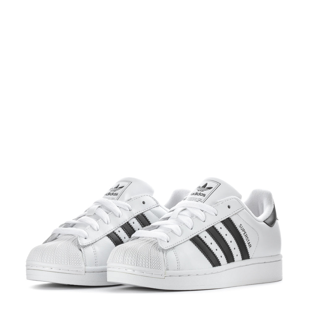 adidas Women's Superstar II Shoes, Size 5.5, White/Black/White adidas Women's Superstar II Shoes, Size 5.5, White/Black/White