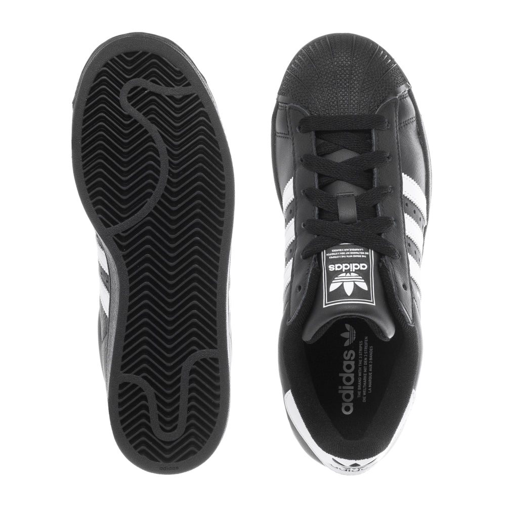 adidas Women's Superstar II Shoes, Size 7.5, Black/Black/White adidas Women's Superstar II Shoes, Size 7.5, Black/Black/White