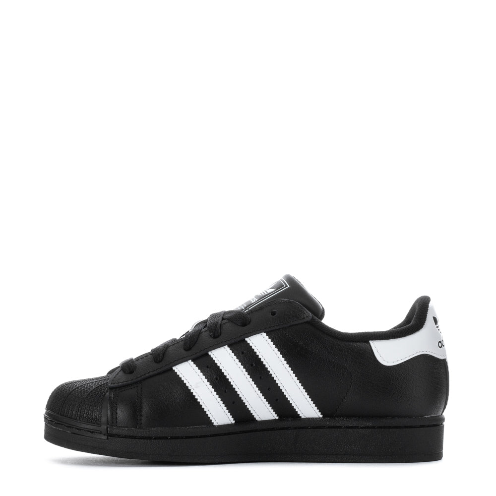 adidas Kids' Grade School Superstar II Shoes, Size 5.5, Black/White adidas Kids' Grade School Superstar II Shoes, Size 5.5, Black/White