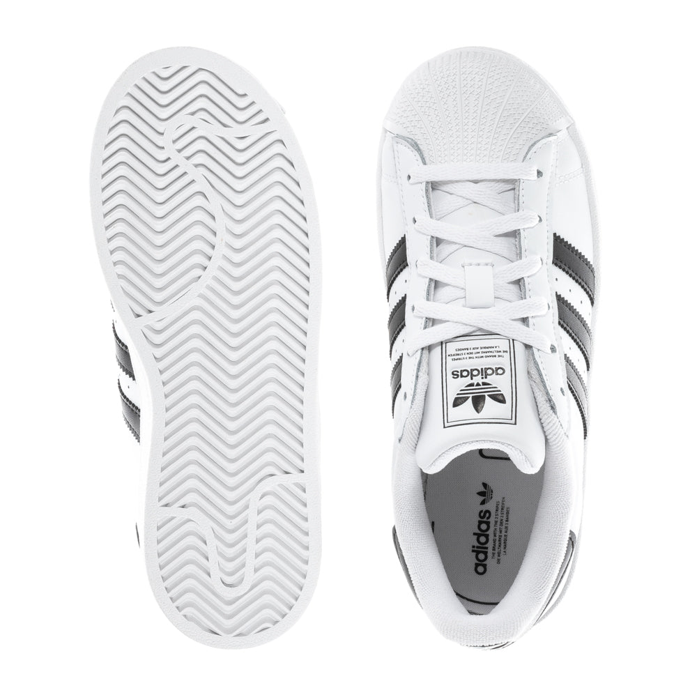 adidas Kids' Preschool Superstar II Shoes, Size 2, White/Black adidas Kids' Preschool Superstar II Shoes, Size 2, White/Black