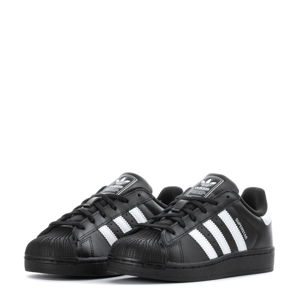 adidas Kids' Preschool Superstar II Shoes, Size 1, Black/White adidas Kids' Preschool Superstar II Shoes, Size 1, Black/White