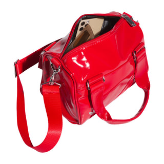 Patent Trefoil Top Handle Purse