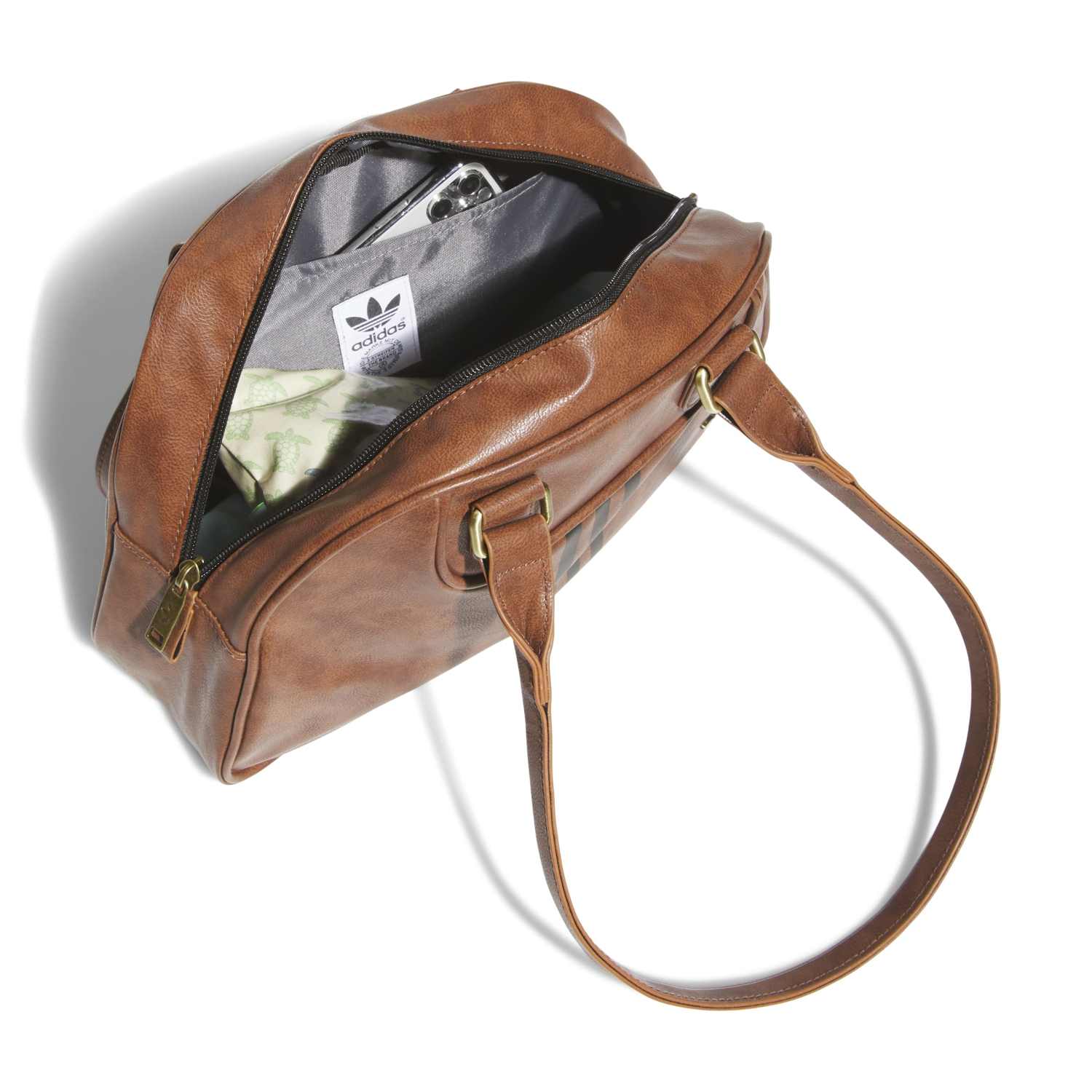 Adidas Airliner Shoulder Bag | Brown/Light Antique Bronze | ShopWSS