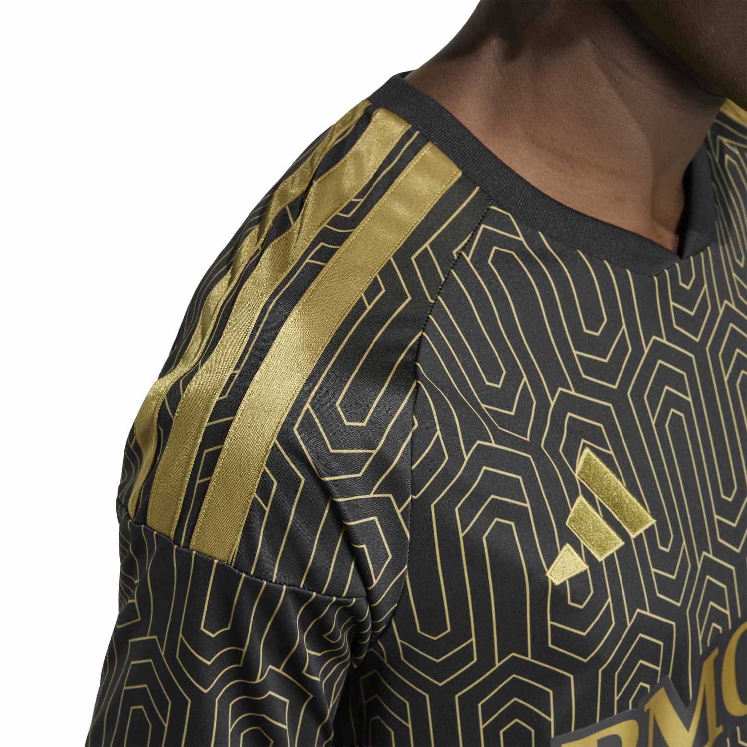 LAFC ジルー ユニフォーム Men's LAFC adidas Black 2026 Primary Kit On-Field Authentic Patch